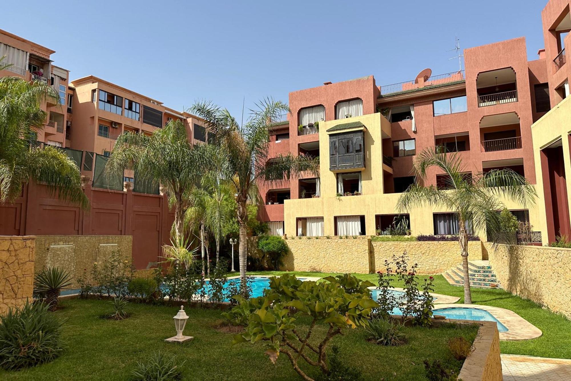 Appartement Calme, Gueliz Marrakesh Buitenkant foto